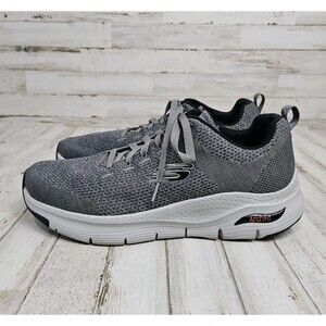 SKECHERS Arch Fit Paradyme 232041 Gray Running Shoes Sneakers MENS Size 11